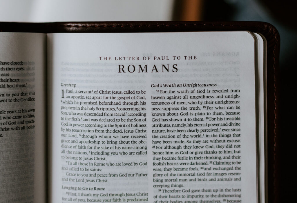 This image has an empty alt attribute; its file name is St.-Paul-Lttr-to-Romans_Bible-scaled-1024x698.jpg