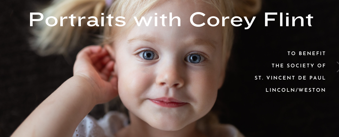 RESERVE Your Session:  SVdP Professional Portrait Photography Fundraiser on Sat., Mar 21st